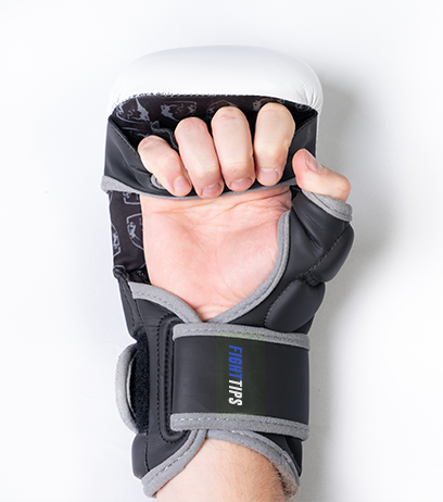 Hybrid MMA Gloves Blue FTGR
