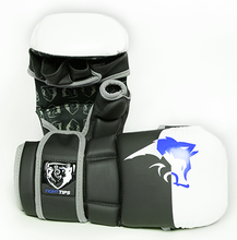 Load image into Gallery viewer, Hybrid MMA Gloves Blue

