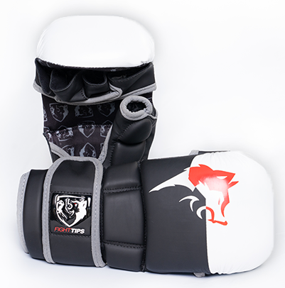 Hybrid MMA Gloves (Red)